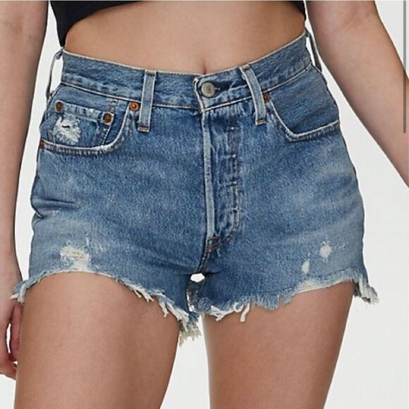 Levi’s Pants - Levi’s 501 High-Rise Button Fly Denim Shorts – Size 28 (NWOTS)